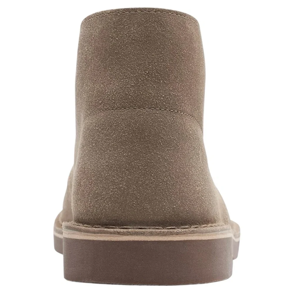 Clarks Men's Bushacre 2 Taupe Suede Chukka Boot